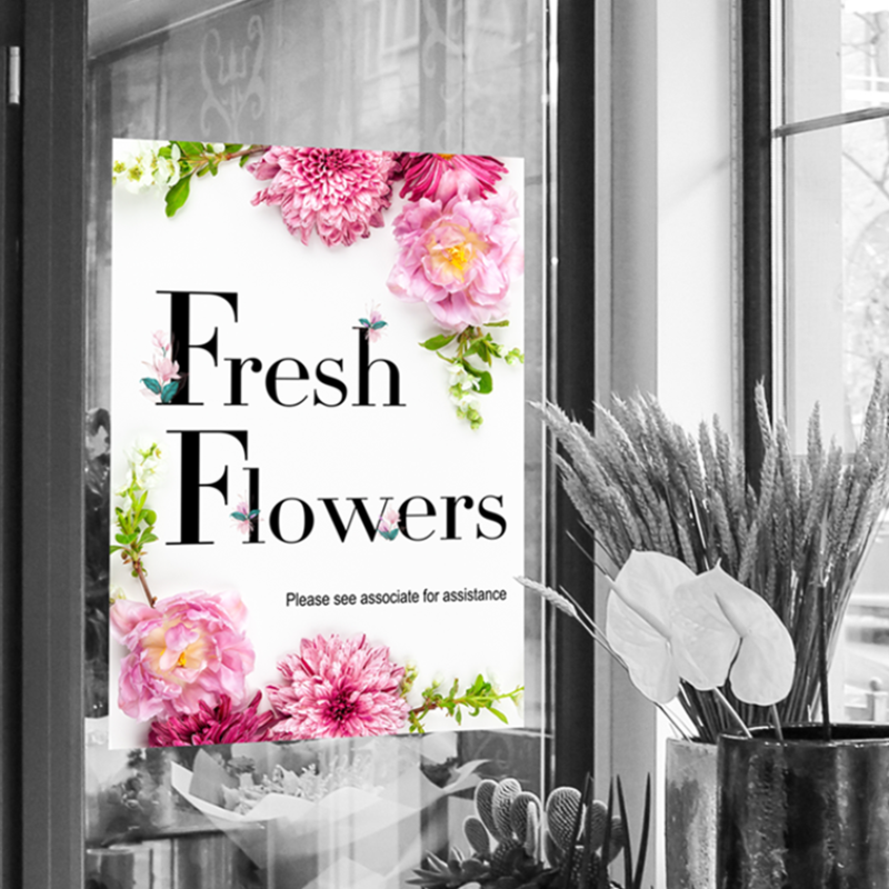 Cling Perfect White Inside Mount/Inside View